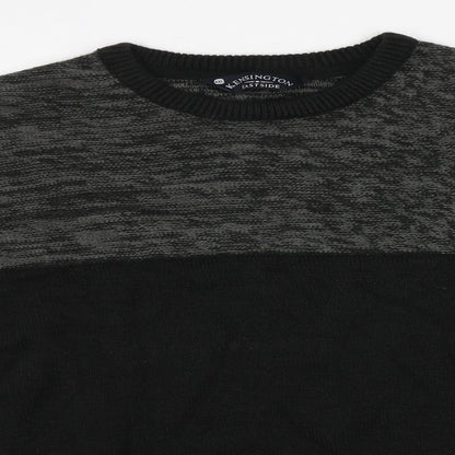 Kensington Mens Brown Round Neck  Acrylic Pullover Jumper Size 2XL