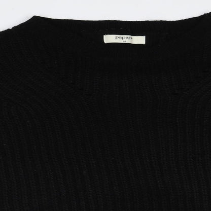 Womens UK Size M Papaya Black Pullover Jumper