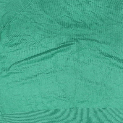 Womens UK Size 10 Preworn Green Pullover Jumper