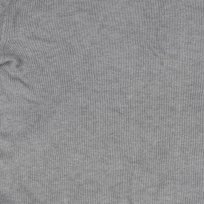 Primark Mens Grey Round Neck  Cotton Pullover Jumper Size L