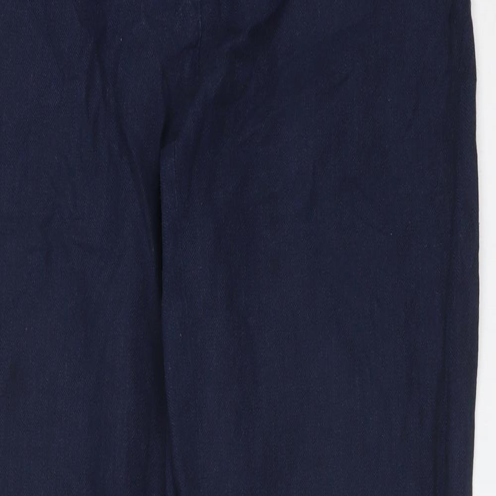 Womens UK Size 8 LAURA  ASHLEY Regular Fit  Blue Trousers