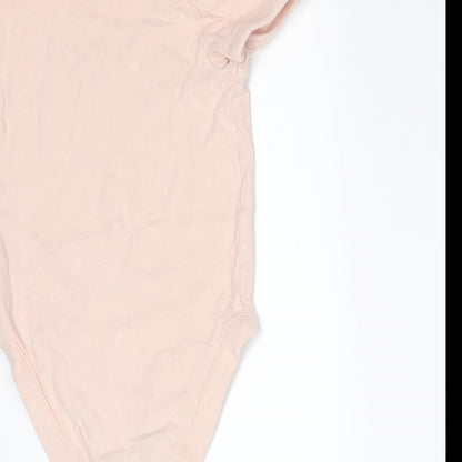 George Girls Pink  Cotton Bodysuit One-Piece Size 2-3 Years   - DISNEY MINNIE MOUSE