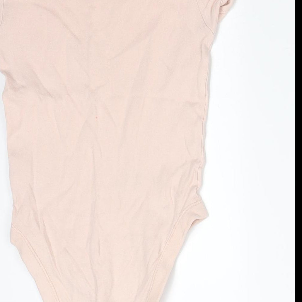 George Girls Pink  Cotton Bodysuit One-Piece Size 2-3 Years   - DISNEY MINNIE MOUSE