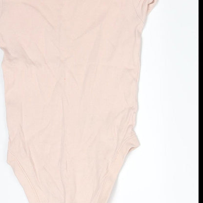 George Girls Pink  Cotton Bodysuit One-Piece Size 2-3 Years   - DISNEY MINNIE MOUSE