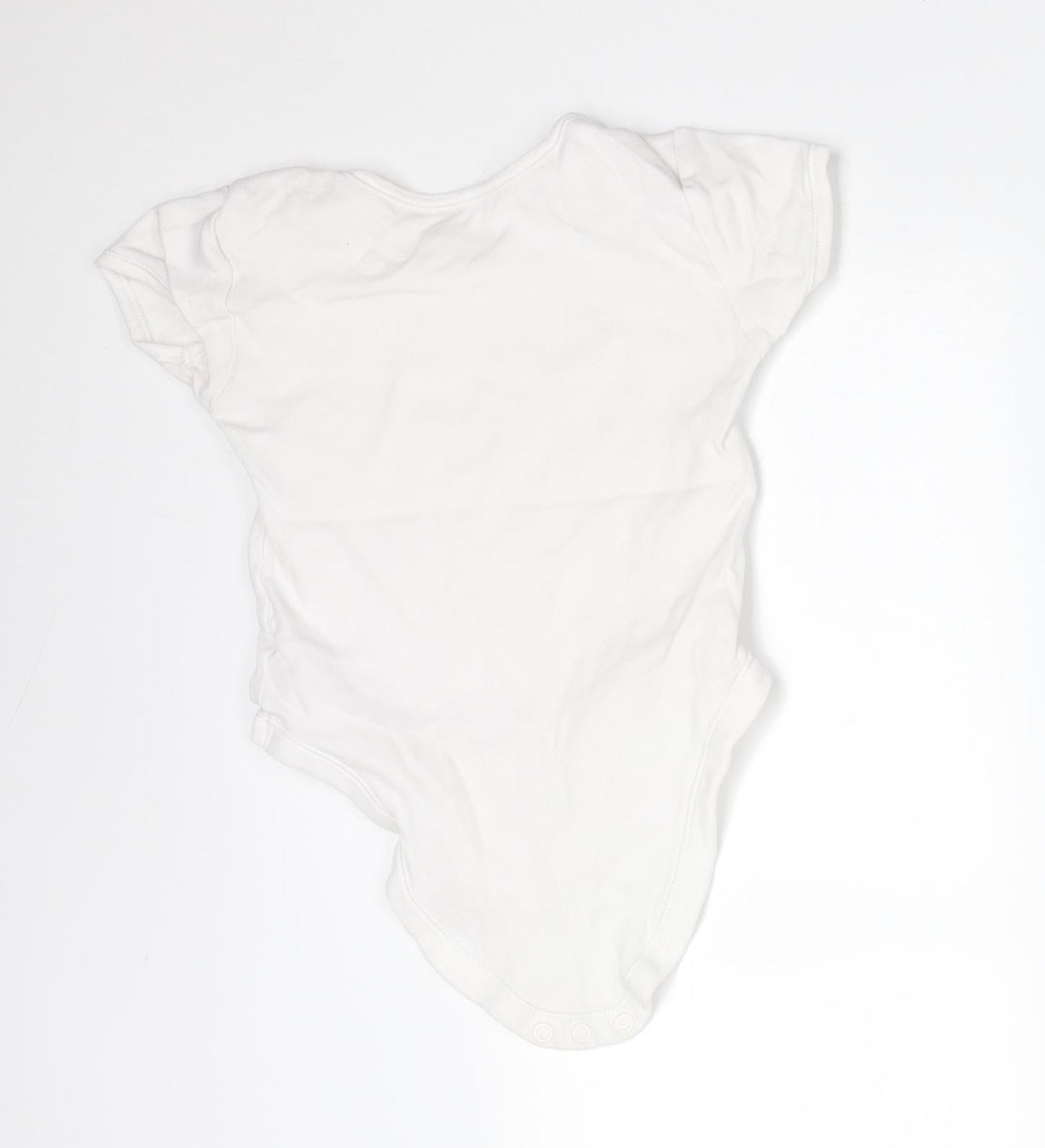 George Girls White  Cotton Bodysuit One-Piece Size 2-3 Years   - BE YOUR OWN KIND OF GORGEOUS