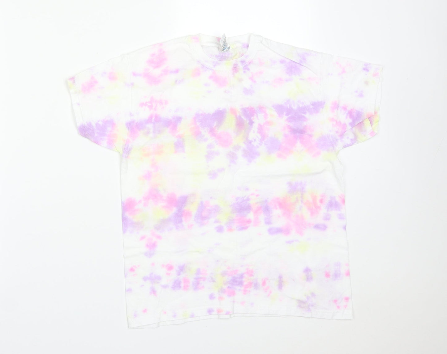 Fruit of the Loom Girls Multicoloured  Cotton Basic T-Shirt Size 9-10 Years Round Neck