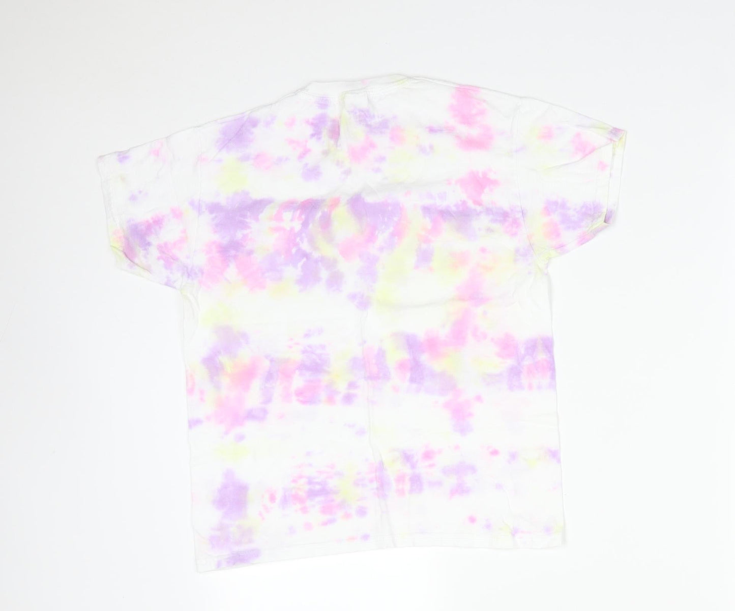 Fruit of the Loom Girls Multicoloured  Cotton Basic T-Shirt Size 9-10 Years Round Neck