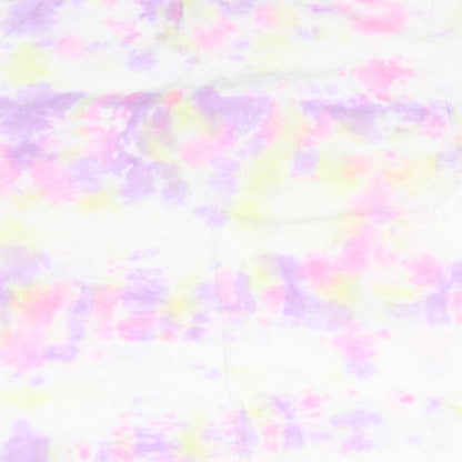 Fruit of the Loom Girls Multicoloured  Cotton Basic T-Shirt Size 9-10 Years Round Neck