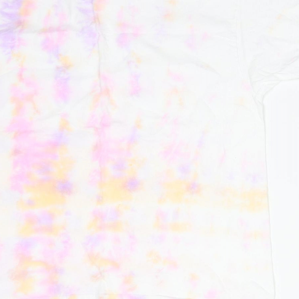 Fruit of the Loom Girls Multicoloured  Cotton Basic T-Shirt Size 9-10 Years Round Neck