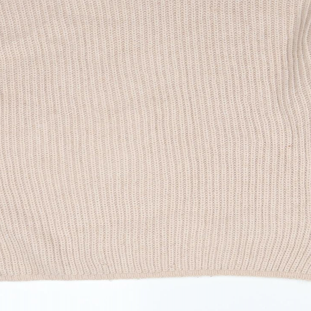 New Look Womens Pink  Acrylic Pullover Sweatshirt Size M