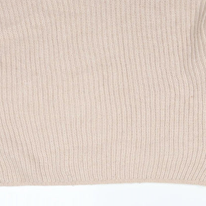 New Look Womens Pink  Acrylic Pullover Sweatshirt Size M