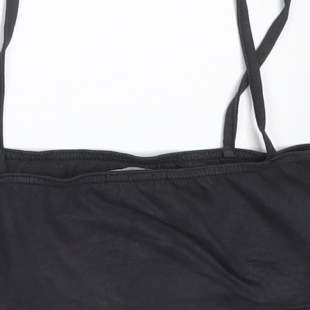 Womens UK Size 8 PRETTYLITTLETHING Grey Camisole T-Shirt