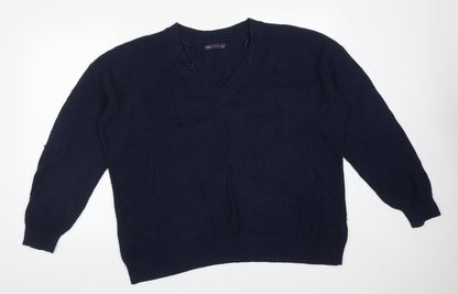 Mens UK Size L M&S Blue Pullover Sweatshirt
