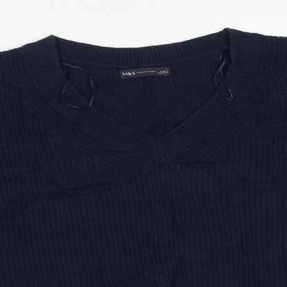 Mens UK Size L M&S Blue Pullover Sweatshirt