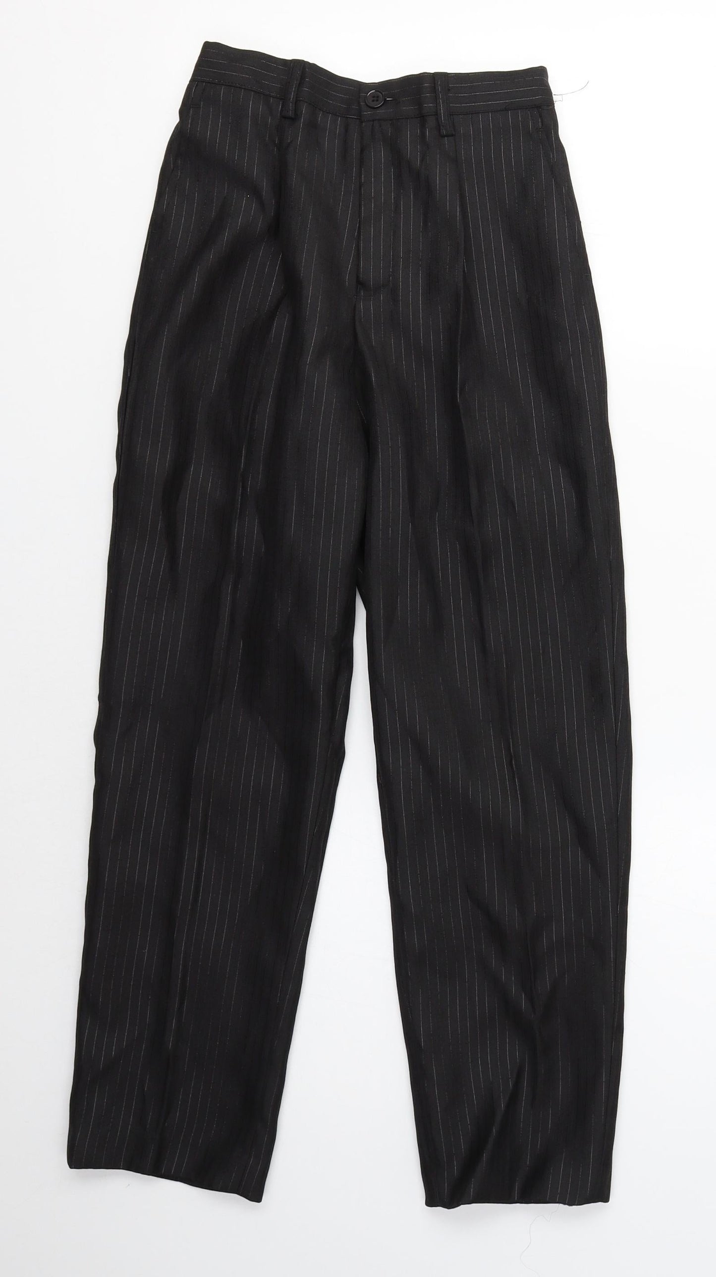 K. R. Collection Boys Black  Polyester Dress Pants Trousers Size 9 Months  Regular