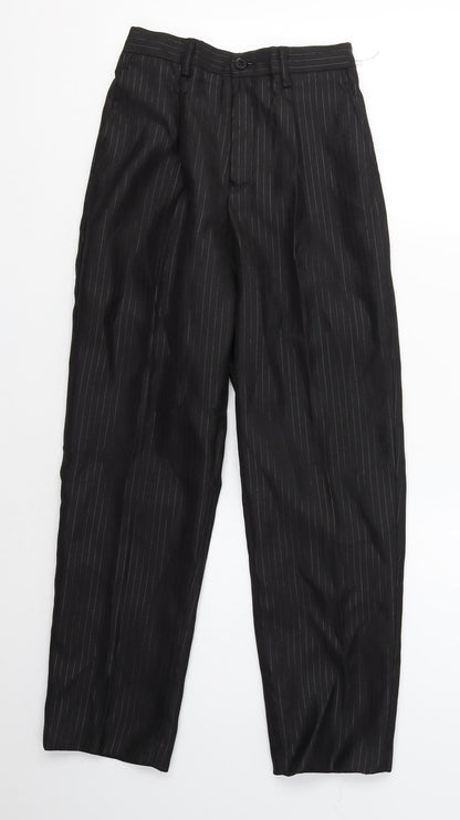 K. R. Collection Boys Black  Polyester Dress Pants Trousers Size 9 Months  Regular