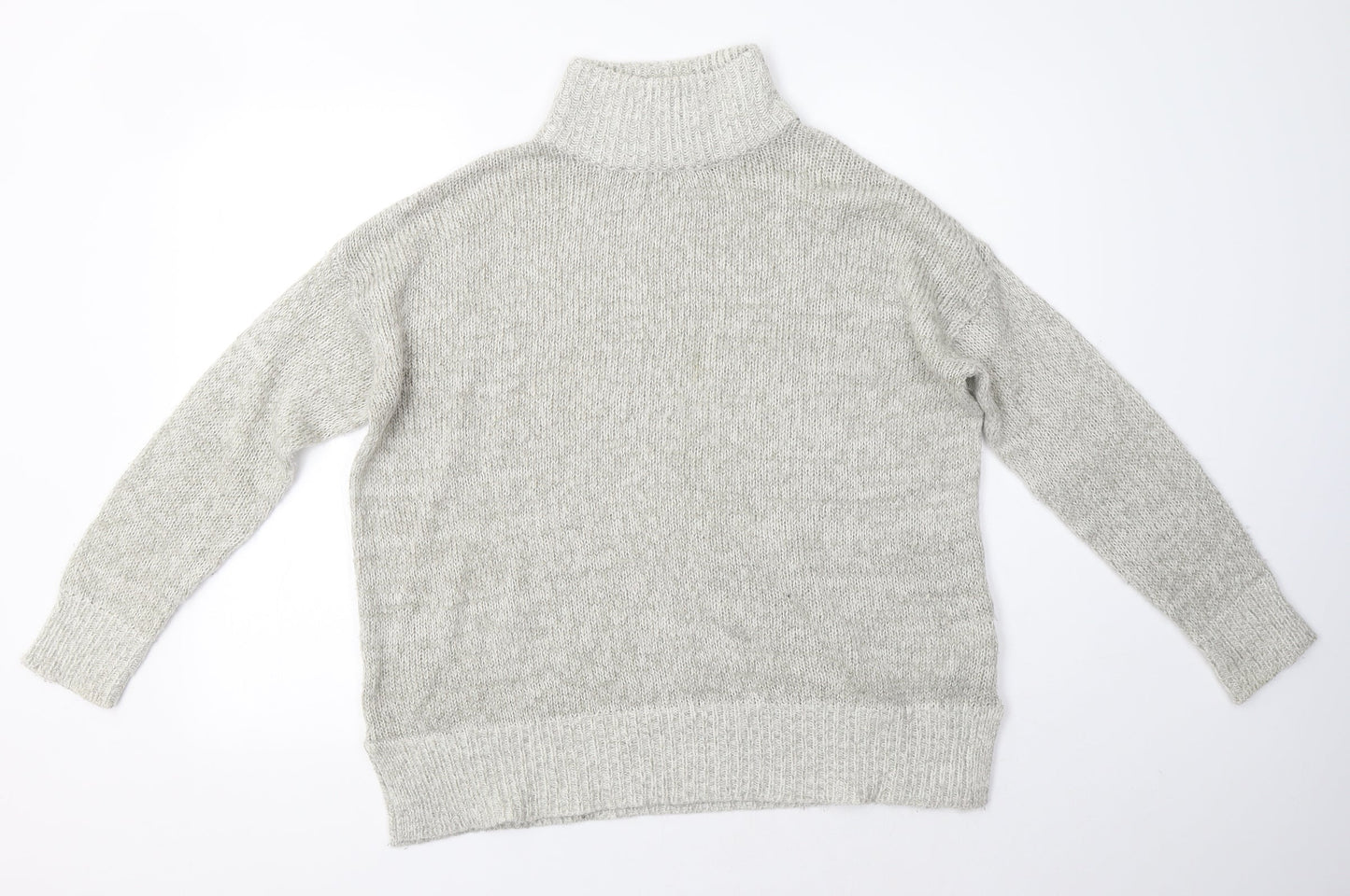 Womens UK Size M New Look Grey Pullover Jumper