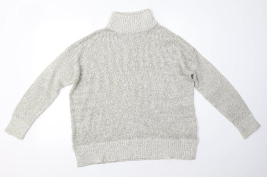 Womens UK Size M New Look Grey Pullover Jumper