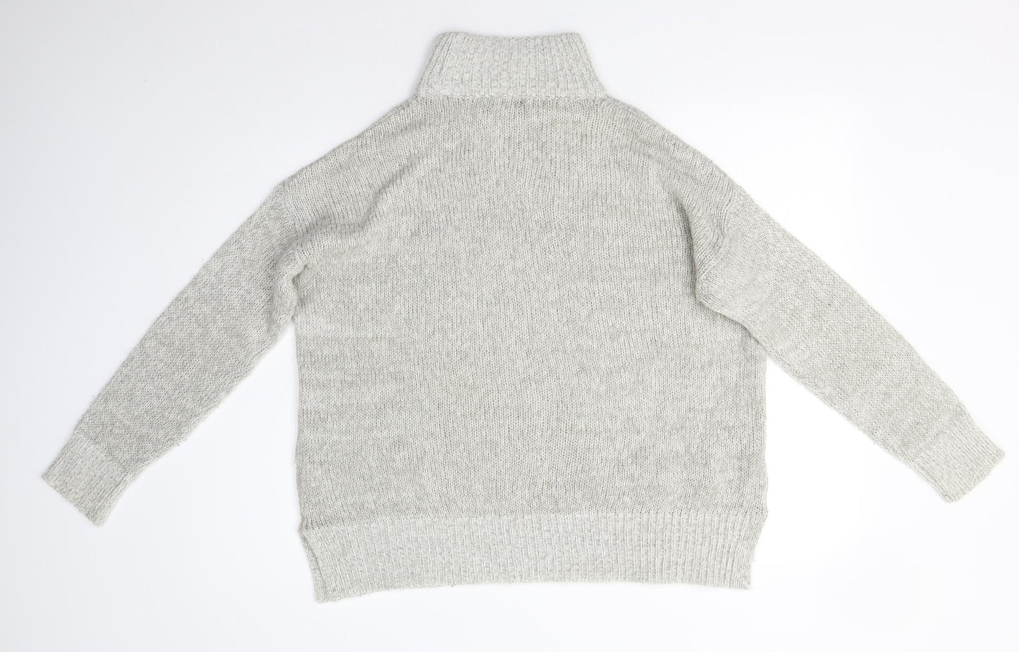 Womens UK Size M New Look Grey Pullover Jumper