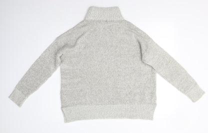 Womens UK Size M New Look Grey Pullover Jumper