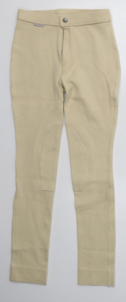 Foxwood Womens Beige  Cotton Jegging Leggings Size 24 in L27 in   - Jodhpurs
