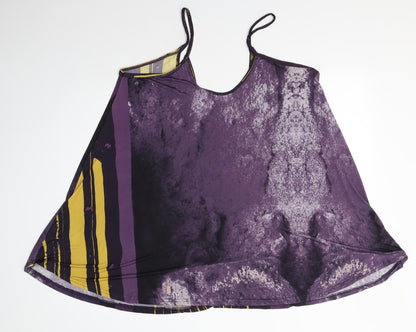 Womens UK Size XL Preworn Multicoloured Basic Blouse