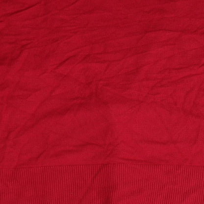 Linea Womens Pink Round Neck  Viscose Cardigan Jumper Size L