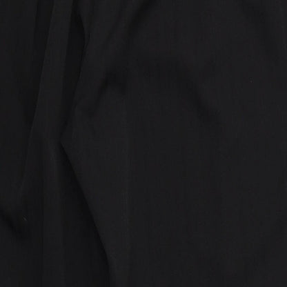 Womens UK Size 22 Emma Collection Regular Fit Cropped Black Trousers