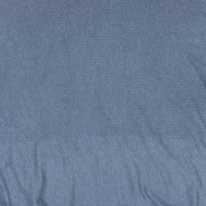 Finery Womens Blue Round Neck  Nylon Pullover Jumper Size M