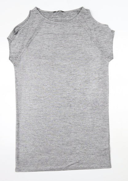 NEXT Womens Grey  Polyester A-Line  Size 12  Round Neck