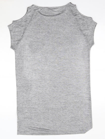 NEXT Womens Grey  Polyester A-Line  Size 12  Round Neck