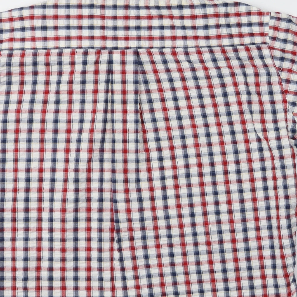 Authentic Clothing Company Mens Multicoloured Check   Button-Up Size M Collared