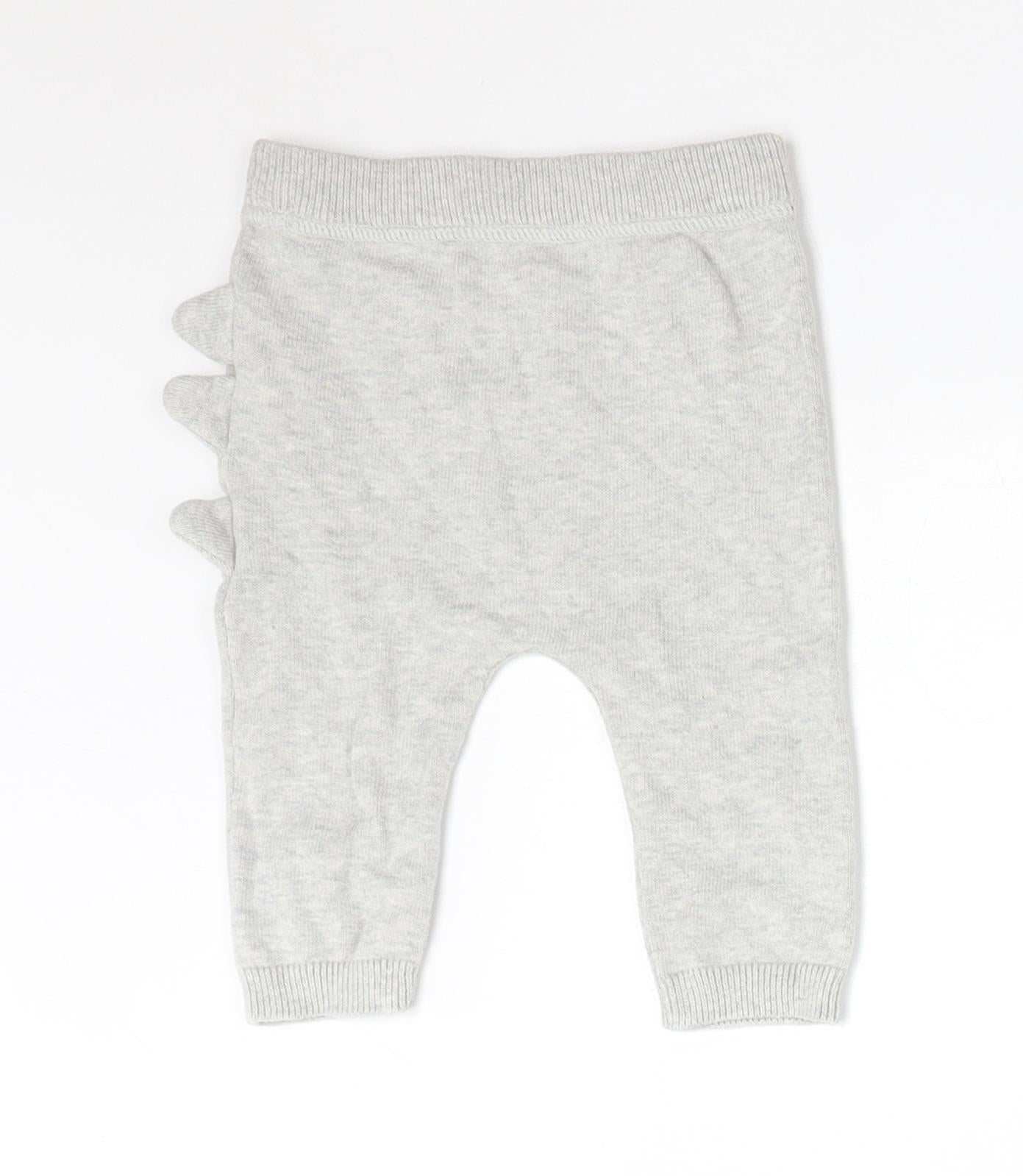 TU Baby Grey  Cotton  Trousers Size 3-6 Months