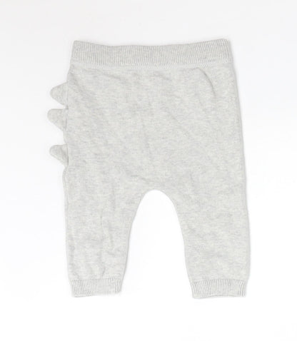 TU Baby Grey  Cotton  Trousers Size 3-6 Months