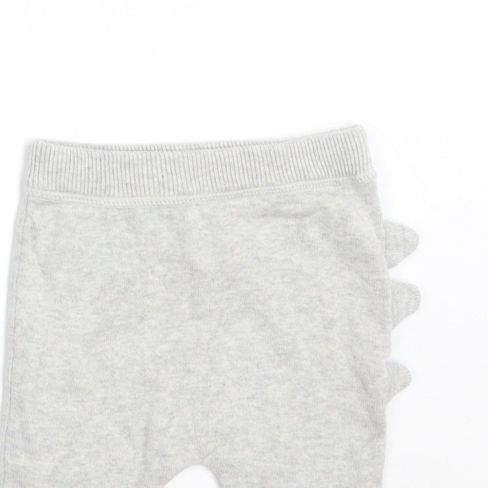 TU Baby Grey  Cotton  Trousers Size 3-6 Months