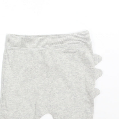 TU Baby Grey  Cotton  Trousers Size 3-6 Months