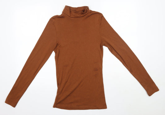 Womens UK Size 6 M&S Brown Pullover Jumper