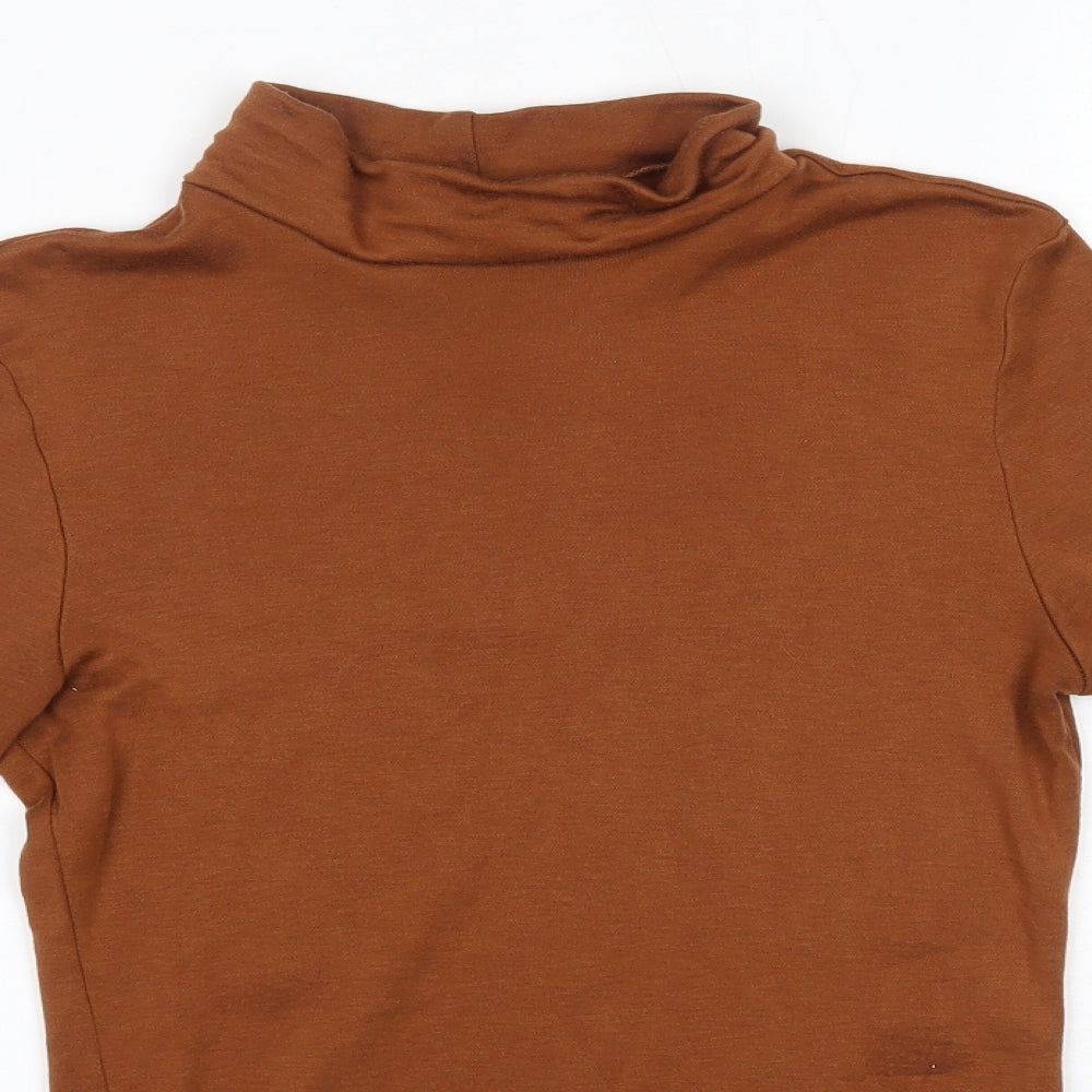 Womens UK Size 6 M&S Brown Pullover Jumper
