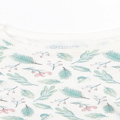 Primark Baby Multicoloured Floral 100% Cotton Basic Blouse Size 18-24 Months Round Neck