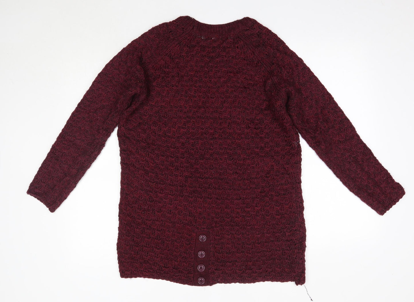 Womens UK Size M New Look Purple Pullover Jumper