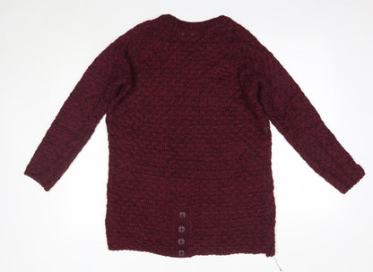 Womens UK Size M New Look Purple Pullover Jumper