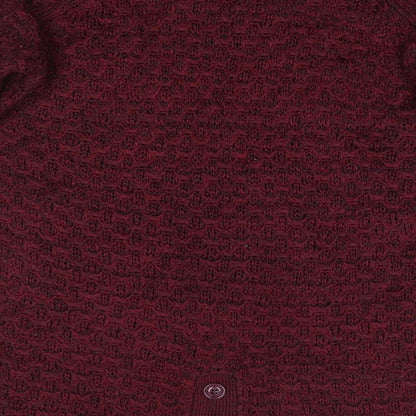 Womens UK Size M New Look Purple Pullover Jumper