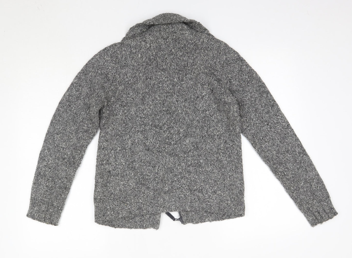 Womens UK Size 12 Matalan Grey Full Zip Jumper