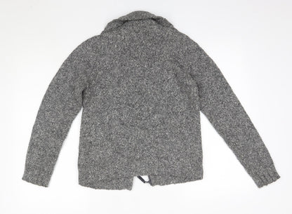 Womens UK Size 12 Matalan Grey Full Zip Jumper