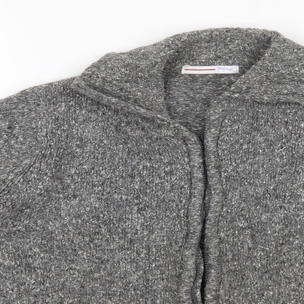 Womens UK Size 12 Matalan Grey Full Zip Jumper