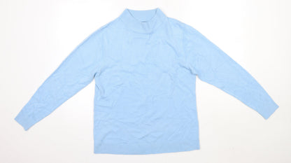 Womens UK Size 14 Preworn Blue Pullover Jumper