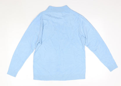 Womens UK Size 14 Preworn Blue Pullover Jumper