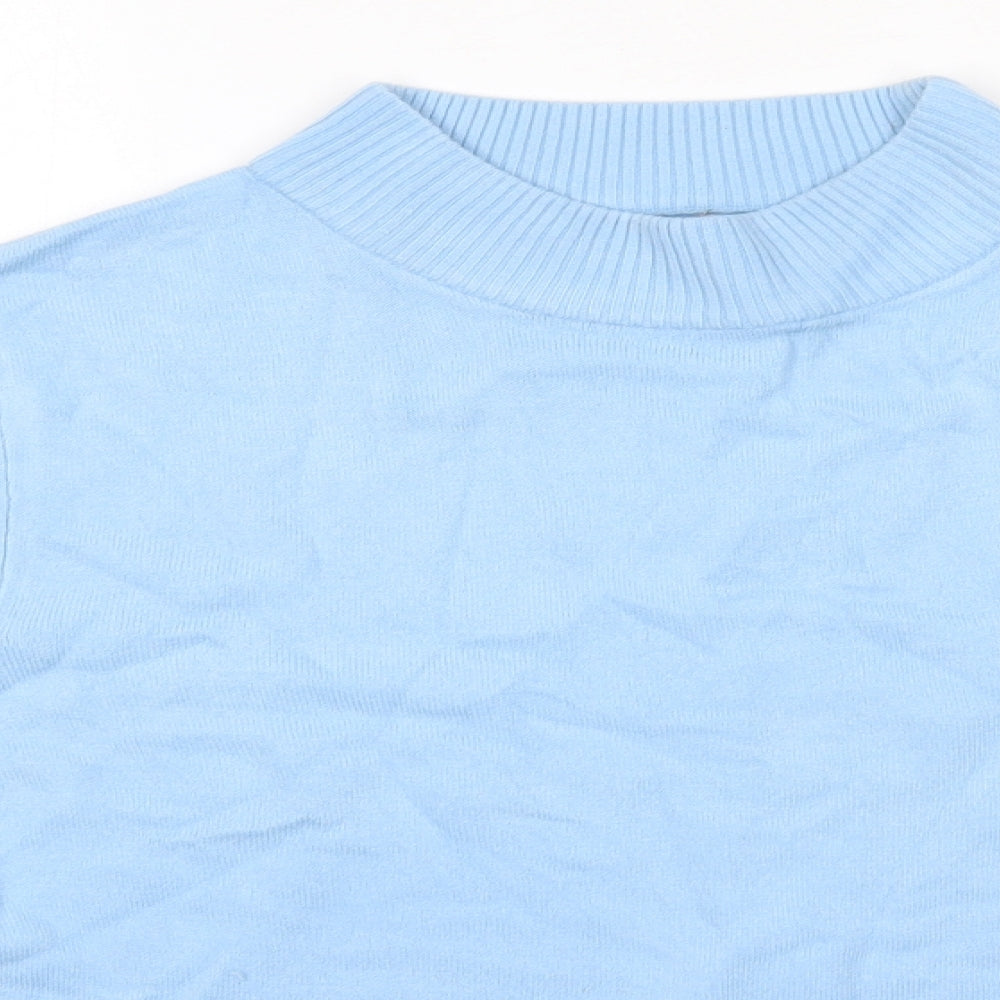 Womens UK Size 14 Preworn Blue Pullover Jumper
