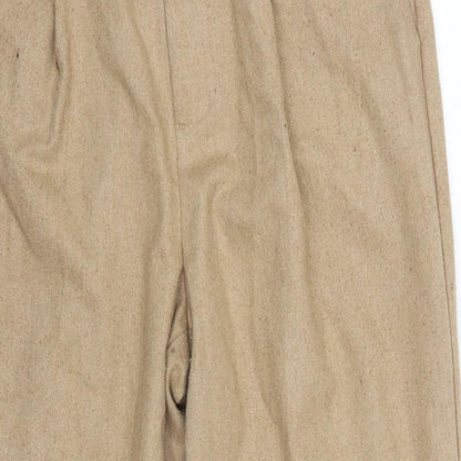 Womens UK Size M Light Before Dark Regular Fit Dress Pants Brown Trousers