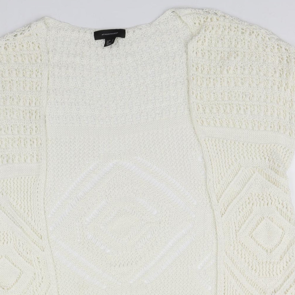 Womens UK Size 10 Atmosphere Ivory Cardigan Jumper